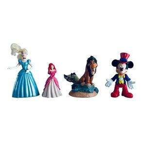 Disney Figurines Set Of 4